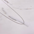 Cadena Militar 2.35gr / 50cm / 1mm Bola Diamantada Oro Blanco +3 &