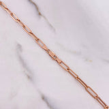 Paperclip Chain 9.7gr / 60cm / 5mm Rose Gold +3 &
