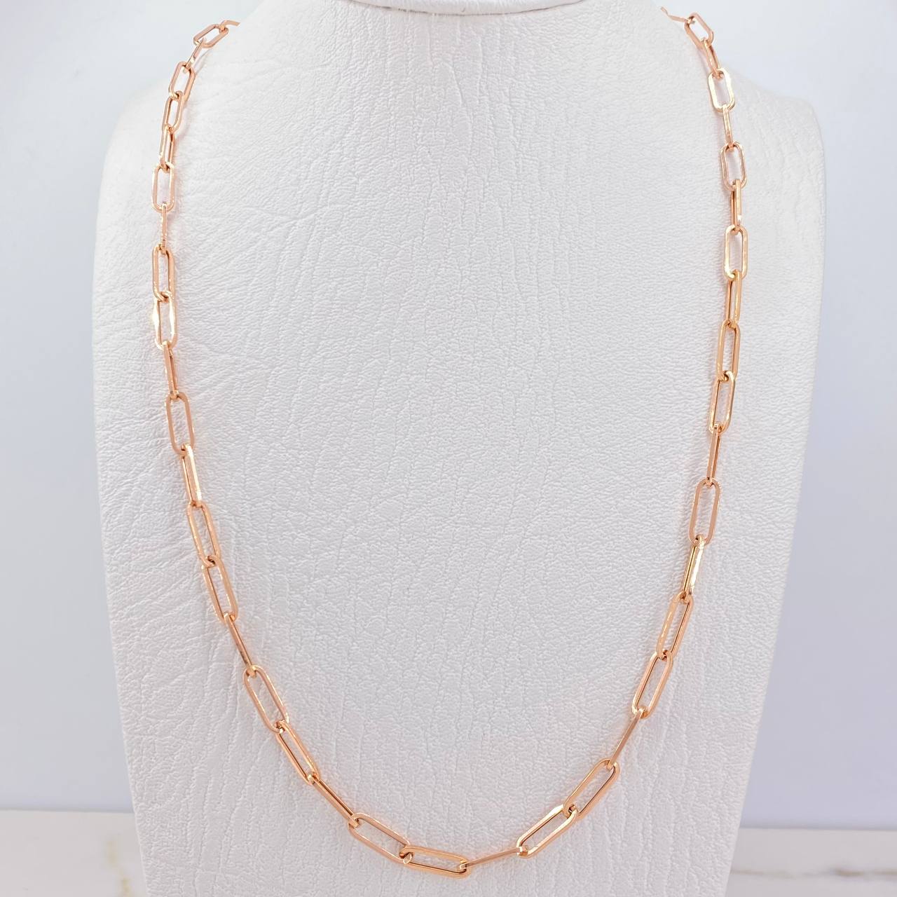 Paperclip Chain 9.7gr / 60cm / 5mm Rose Gold +3 &