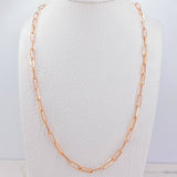 Paperclip Chain 9.7gr / 60cm / 5mm Rose Gold +3 &