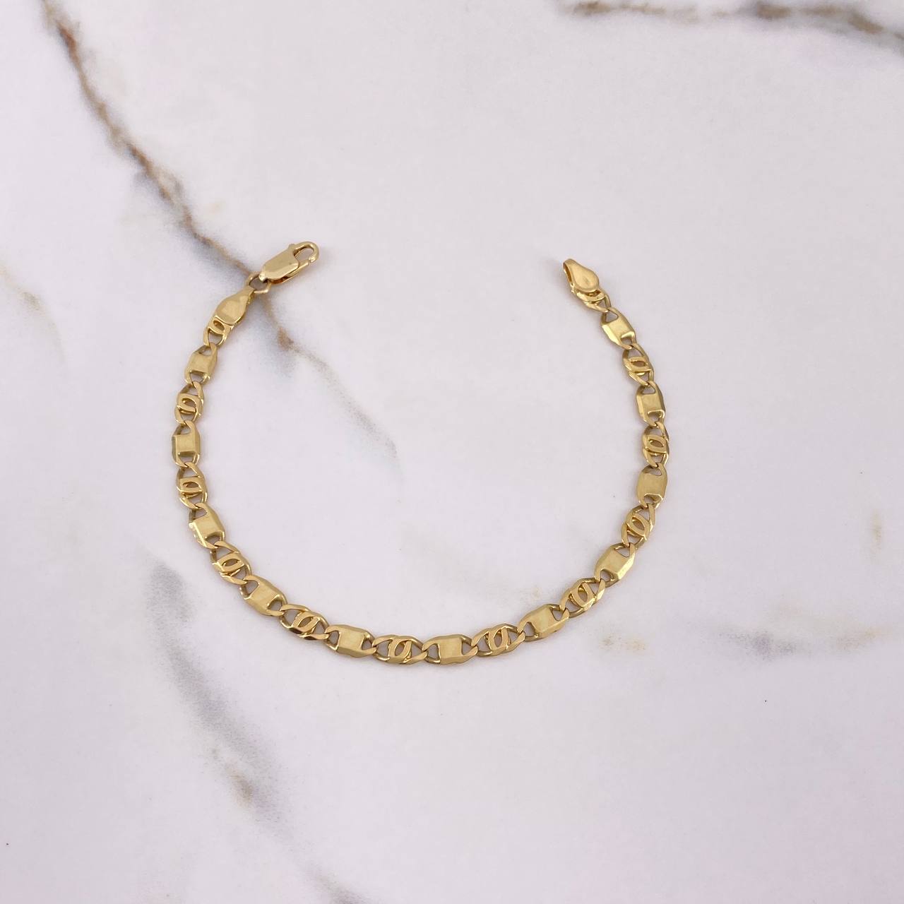 Wheat Bracelet Plan 9gr / 19.5cm / 5mm Yellow Gold +3 $
