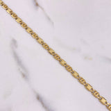 Wheat Bracelet Plan 9gr / 19.5cm / 5mm Yellow Gold +3 $