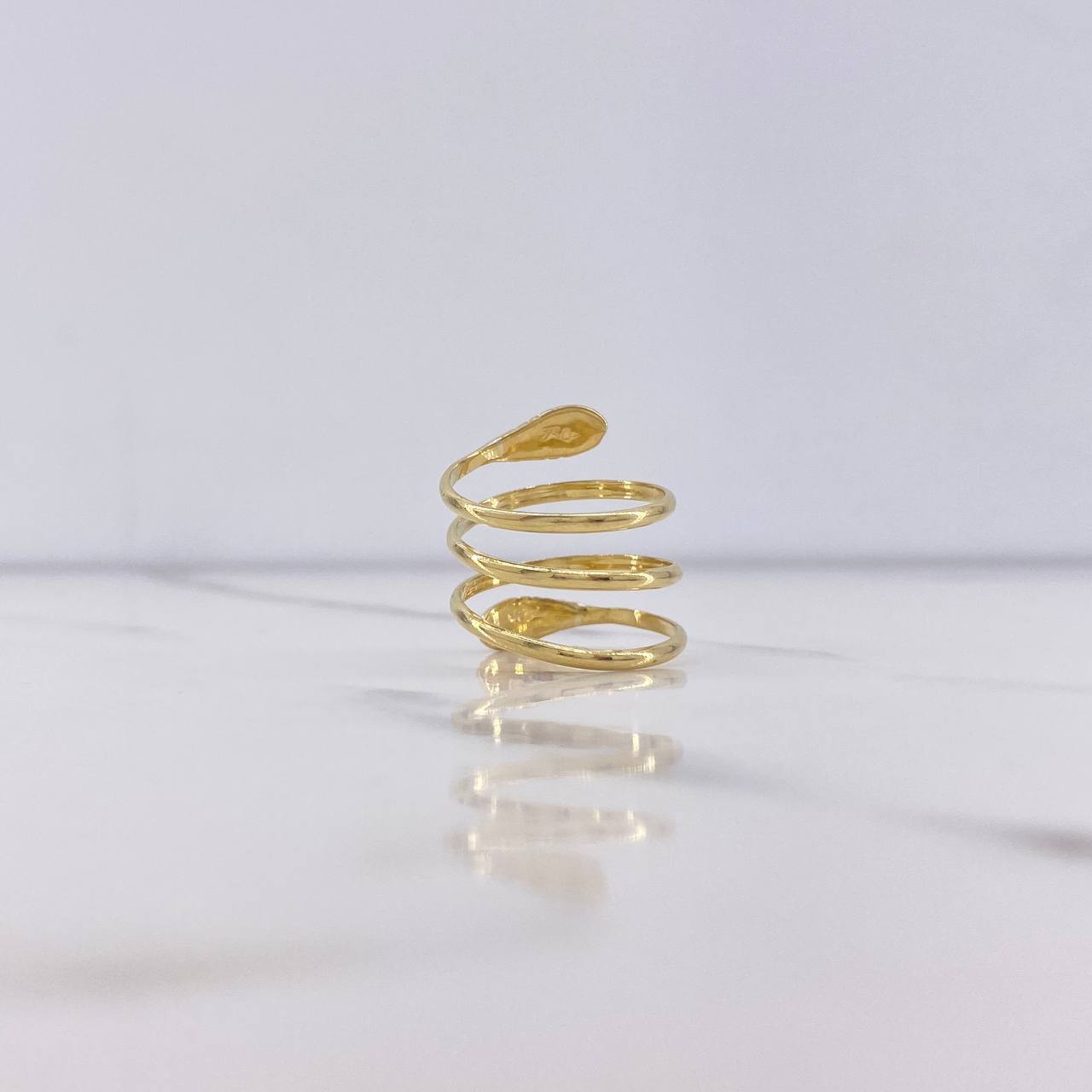 Snake Ring 3.9gr / T5 1/2 / Yellow Gold $
