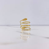 Snake Ring 3.9gr / T5 1/2 / Yellow Gold $