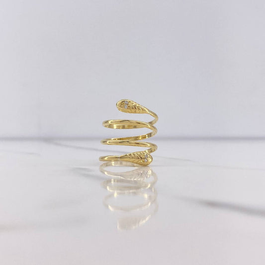 Snake Ring 3.9gr / T5 1/2 / Yellow Gold $