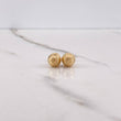 Topos Bola 1.25gr / 8mm Diamantados Oro Amarillo 18K #