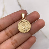 Pendant Sacred Heart of Jesus 1.6gr / 2.7cm / Yellow Gold Stamped &