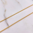 Cadena Mini Cubana 4.6gr / 60cm / 1mm Oro Amarillo +1 &