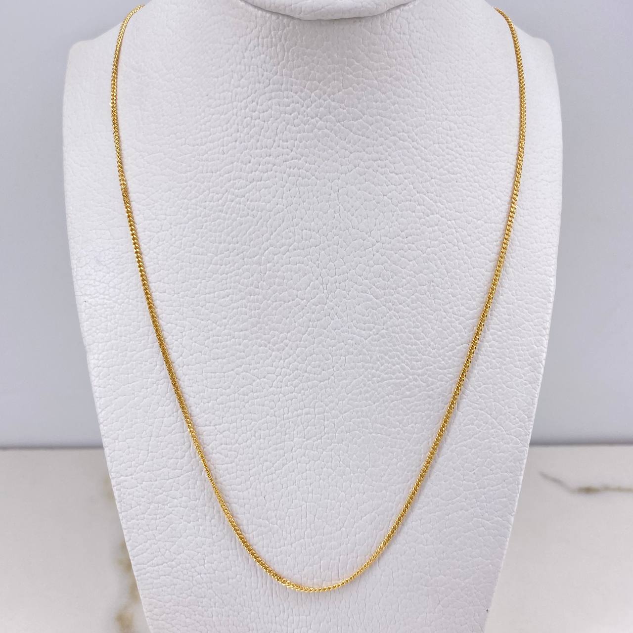 Mini Cuban Chain 4.55gr / 60cm / 1mm Yellow Gold +0 &