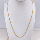 Mini Cuban Chain 4.55gr / 60cm / 1mm Yellow Gold +0 &