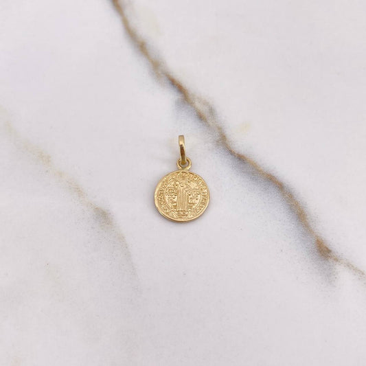 Pendant San Benito 1.2gr / 1.8cm / Flat Yellow Gold $