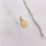 Pendant San Benito 1.2gr / 1.8cm / Flat Yellow Gold $