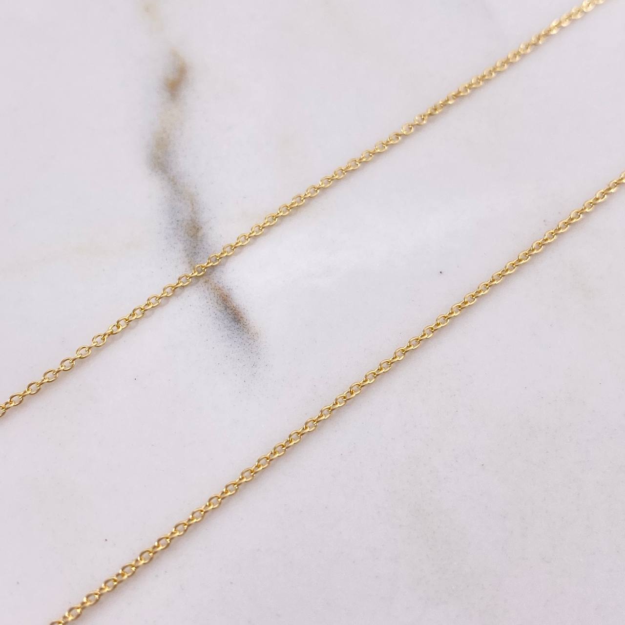 Classic Link Chain 1.3gr / 45cm / 1mm Yellow Gold +3 $