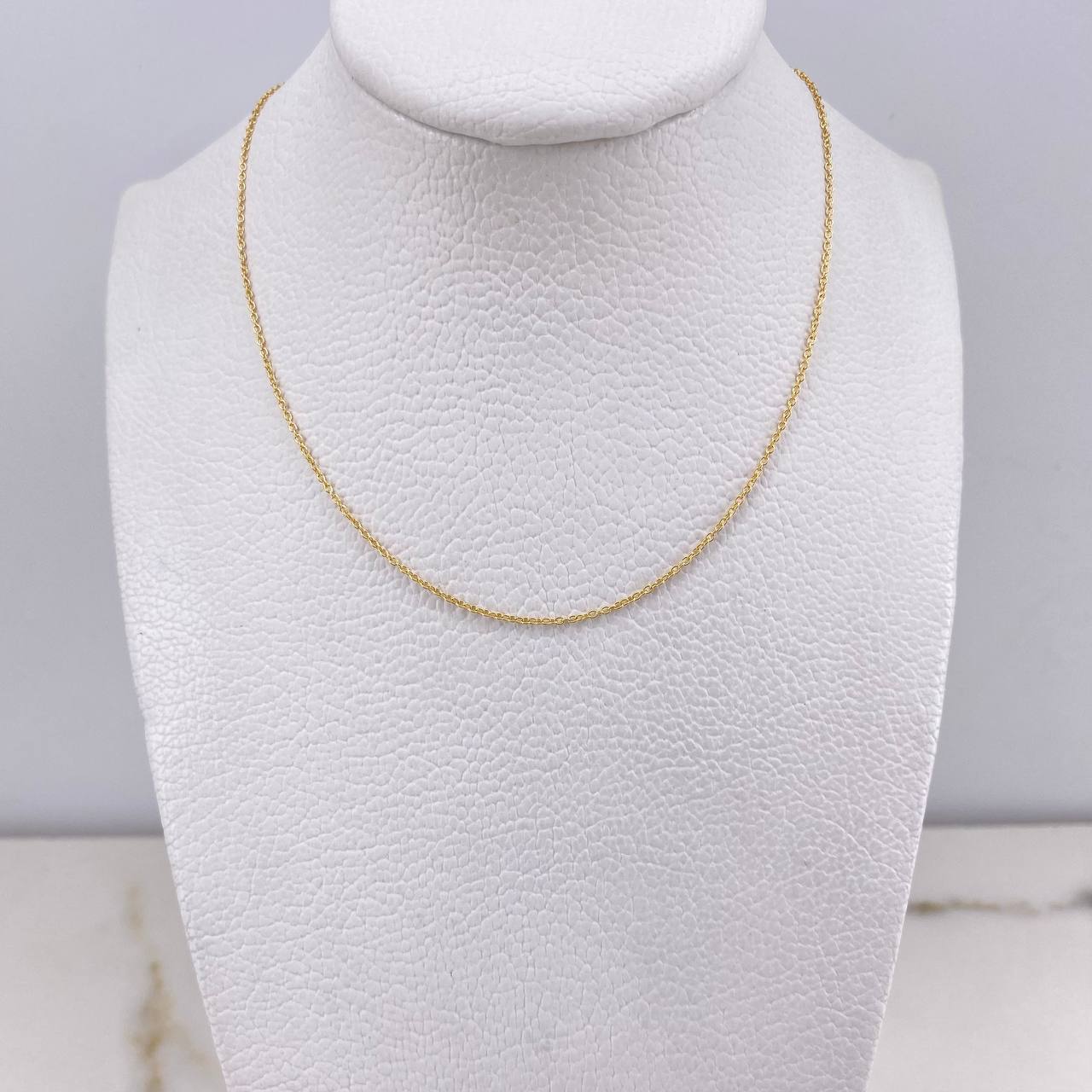Classic Link Chain 1.3gr / 45cm / 1mm Yellow Gold +3 $