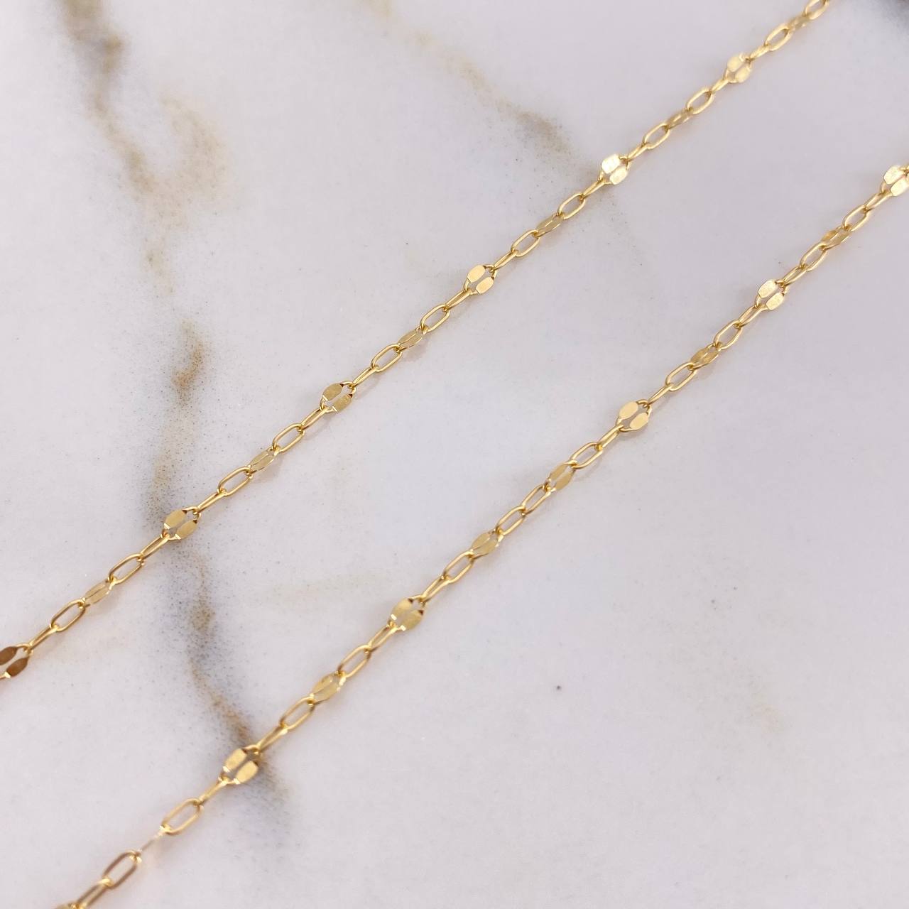 Classic Link Chain Mirror 1.3gr / 45cm / 2mm Yellow Gold +3 $