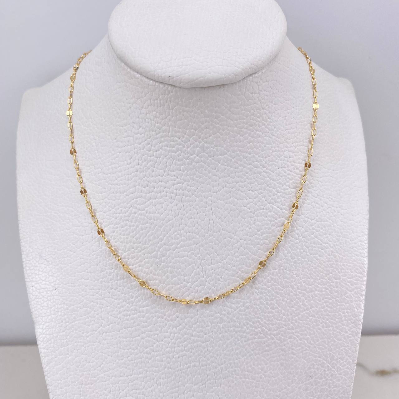 Classic Link Chain Mirror 1.3gr / 45cm / 2mm Yellow Gold +3 $