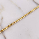 Bracelet The Three-Dimensional 6.2gr / 19cm / 3mm Yellow Gold +3 $