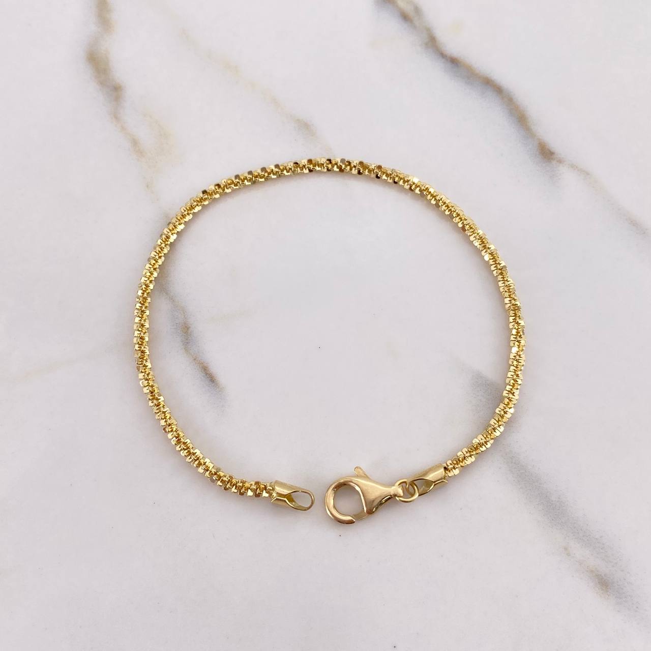 Bracelet The Three-Dimensional 6.2gr / 19cm / 3mm Yellow Gold +3 $