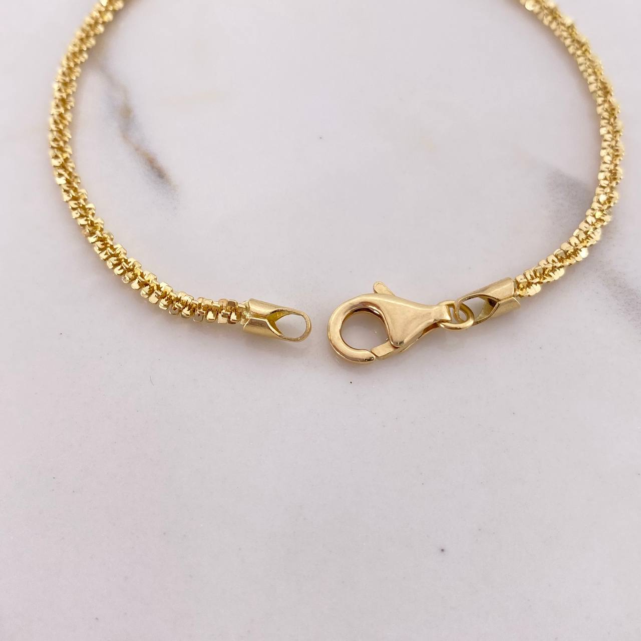 Bracelet The Three-Dimensional 6.2gr / 19cm / 3mm Yellow Gold +3 $