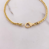 Bracelet The Three-Dimensional 6.2gr / 19cm / 3mm Yellow Gold +3 $