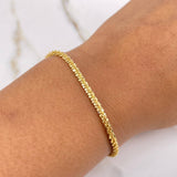 Bracelet The Three-Dimensional 6.2gr / 19cm / 3mm Yellow Gold +3 $