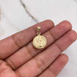 Pendant San Benito 0.85gr / 2cm / Yellow Gold Stamped $