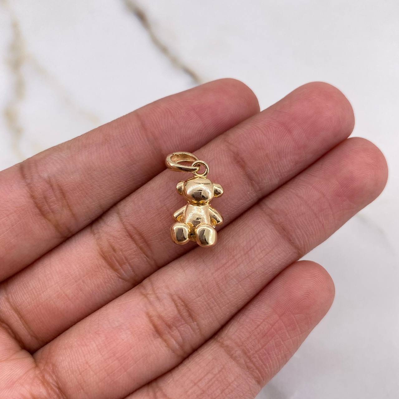 Pendant Bear 1.85gr / 1.5cm / Smooth Yellow Gold $