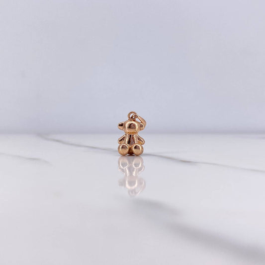 Pendant Bear 1.9gr / 1.5cm / Smooth Rose Gold $