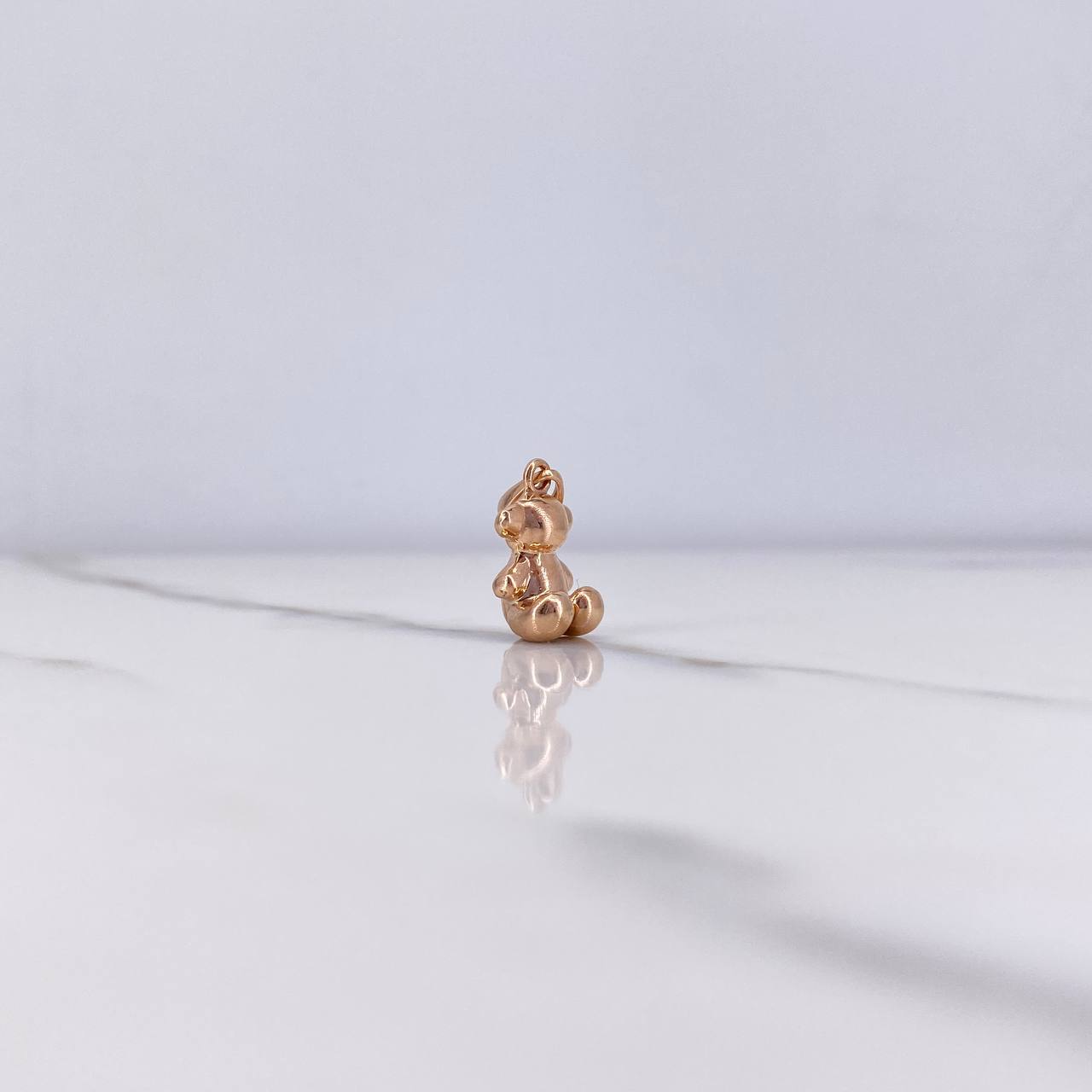 Pendant Bear 1.9gr / 1.5cm / Smooth Rose Gold $