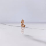 Pendant Bear 1.9gr / 1.5cm / Smooth Rose Gold $