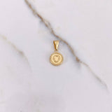 Pendant Letter O 0.65gr / 1.8cm / Yellow Gold Stamped $