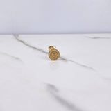 Pendant Letter O 0.65gr / 1.8cm / Yellow Gold Stamped $