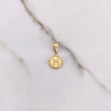 Pendant Letter H 0.6gr / 1.8cm / Yellow Gold Stamped $