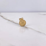 Pendant Letter H 0.6gr / 1.8cm / Yellow Gold Stamped $
