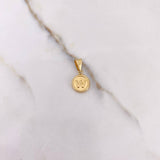 Pendant Letter W 0.6gr / 1.8cm / Yellow Gold Stamped $