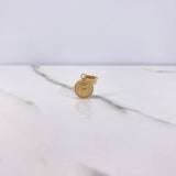Pendant Letter F 0.6gr / 1.8cm / Yellow Gold Stamped $