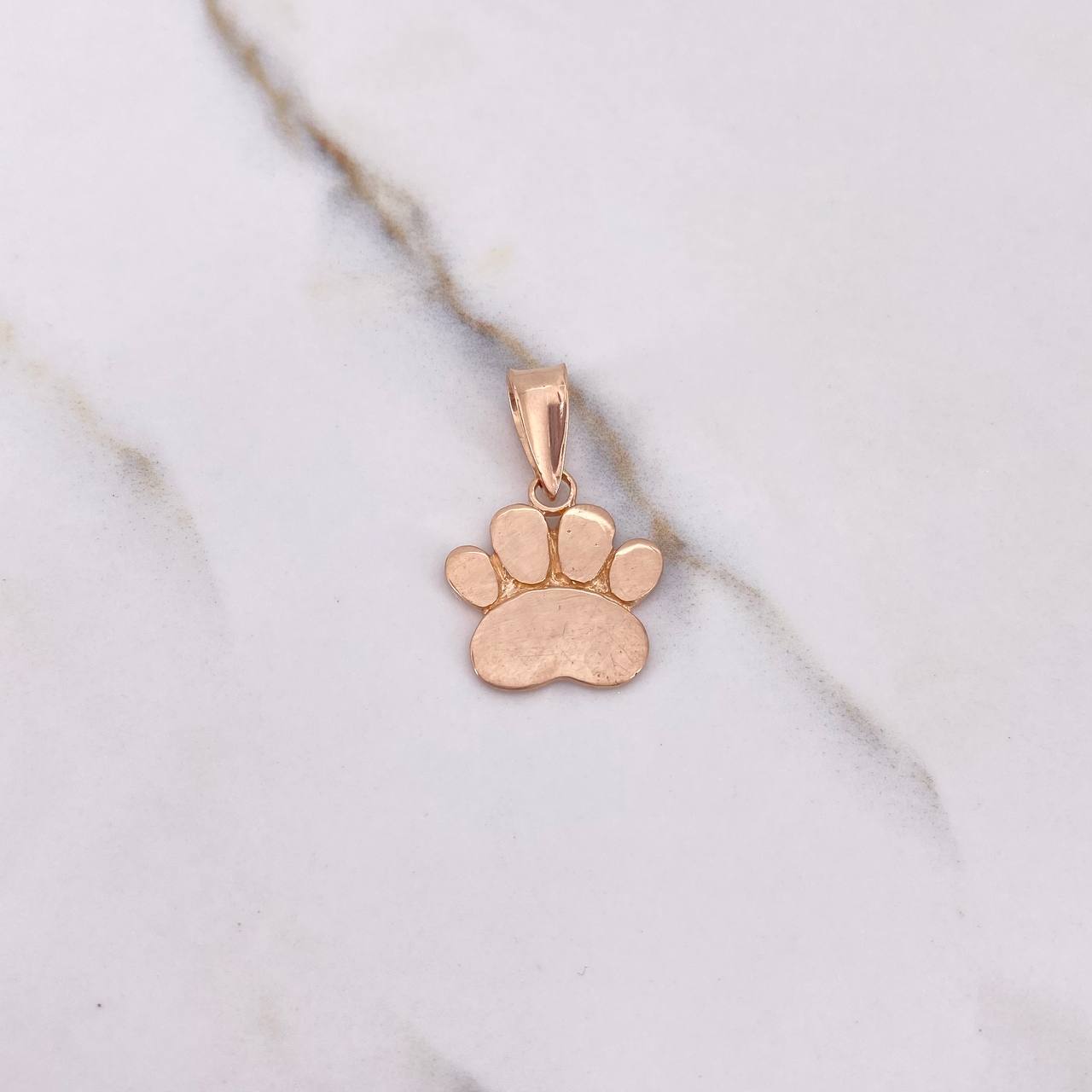 Pendant Footprint 2.65gr / 2.6cm / Smooth Rose Gold $