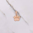 Pendant Footprint 2.65gr / 2.6cm / Smooth Rose Gold $