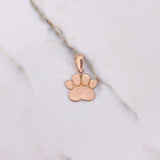 Pendant Footprint 2.65gr / 2.6cm / Smooth Rose Gold $