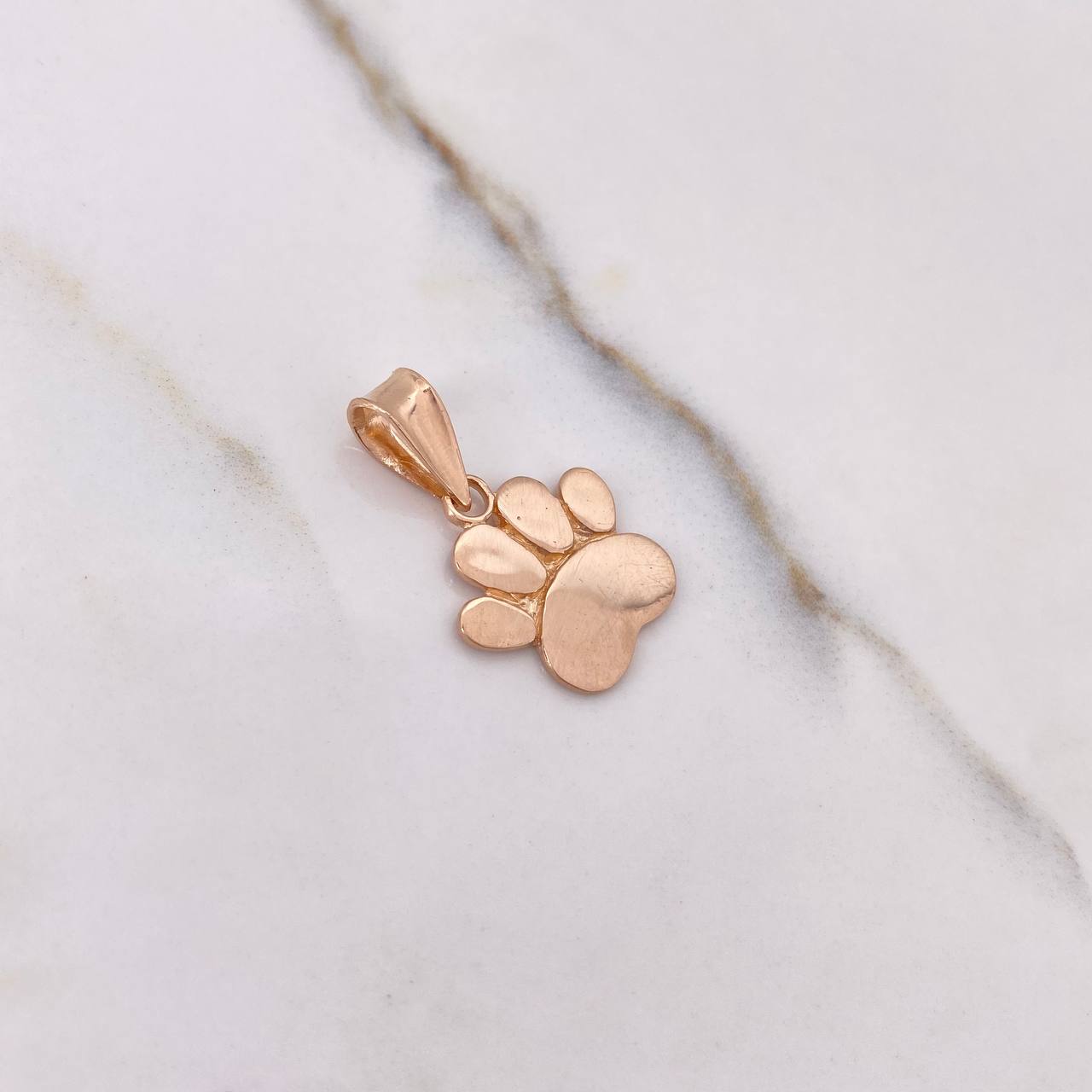 Pendant Footprint 2.65gr / 2.6cm / Smooth Rose Gold $