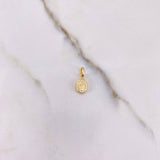 Pendant Virgin Helper 0.35gr / 1.3cm / Yellow Gold Stamped $
