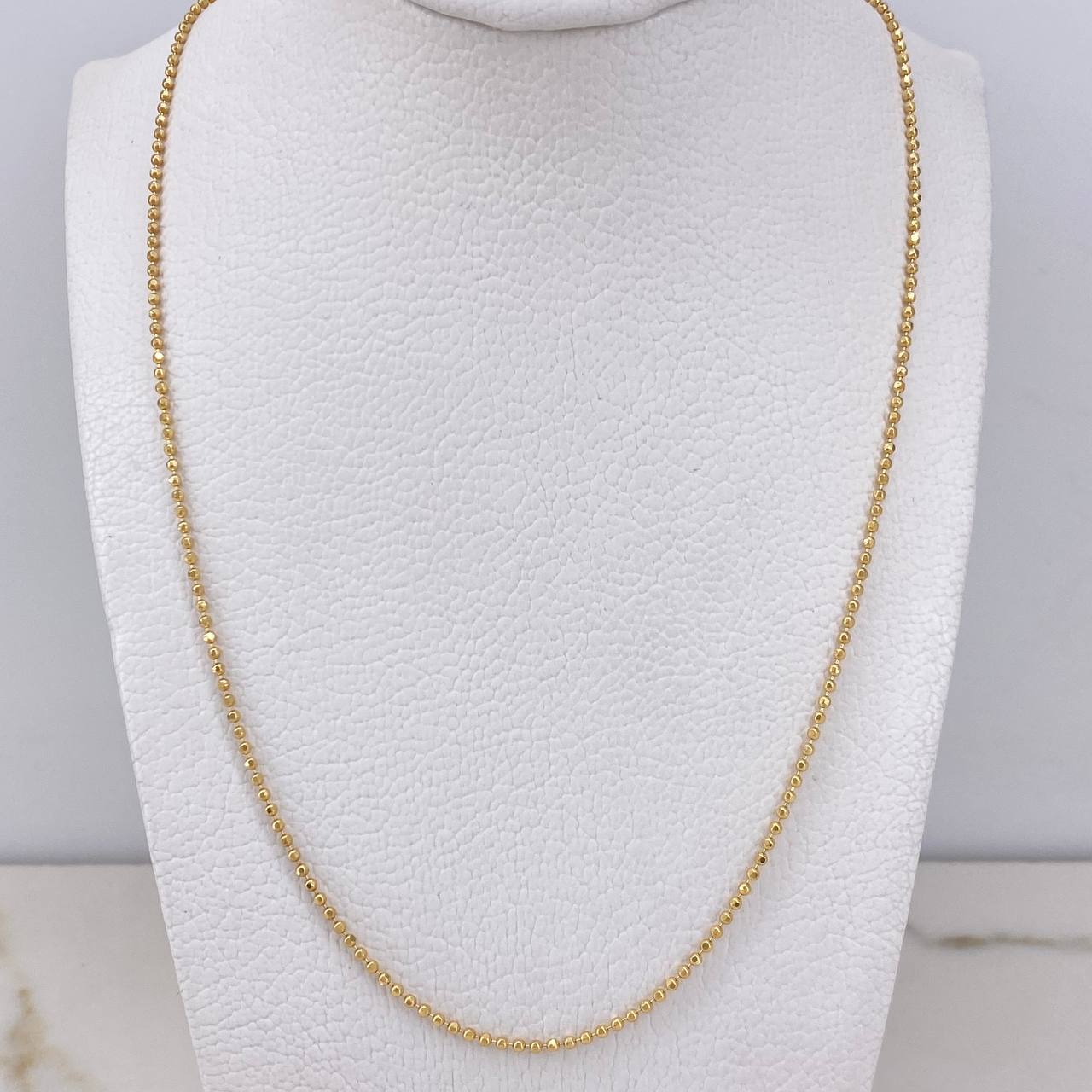 Military Chain 5.45gr / 60cm / 1.25mm Diamond Cut Yellow Gold +3 $