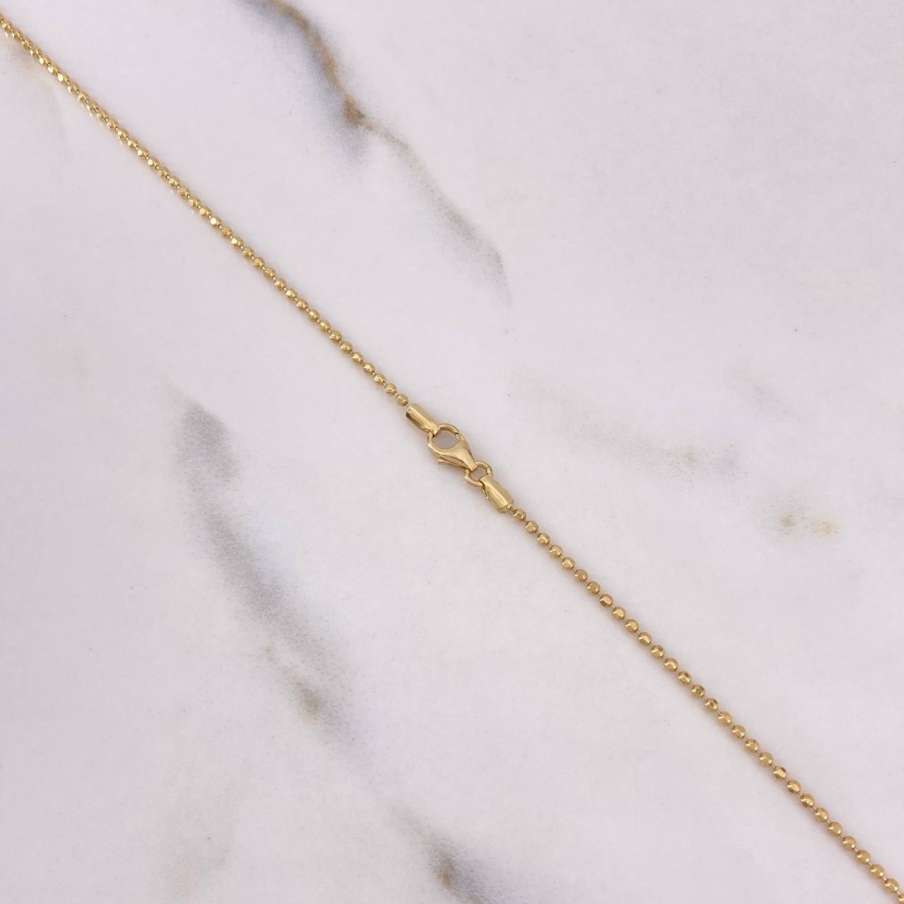 Military Chain 5.45gr / 60cm / 1.25mm Diamond Cut Yellow Gold +3 $