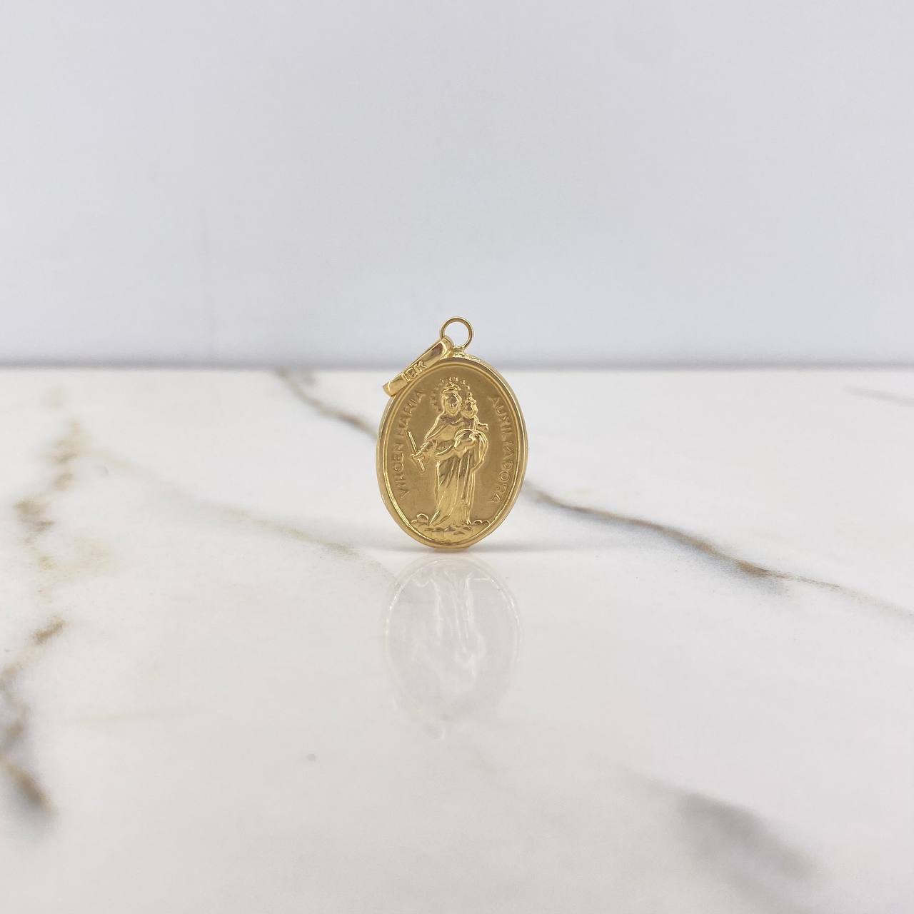 Pendant Virgin Helper 1.8gr / 3.1cm / Yellow Gold Stamped &
