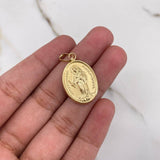 Pendant Virgin Helper 1.8gr / 3.1cm / Yellow Gold Stamped &