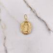 Pendant Miraculous Virgin 1.95gr / 3.1cm / Yellow Gold Stamped &