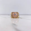 Anillo Crono Tempo Aguila 12.3gr / T11 / Circones Blancos Tres Oros $