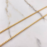 Cadena Veneciana 16.25gr / 50cm / 2mm Oro Amarillo +3 $
