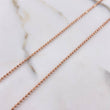 Military Chain 5.35gr / 60cm / 1.2mm Diamond Cut Rose Gold +3 $