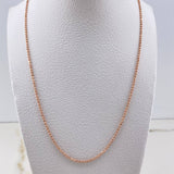 Military Chain 5.35gr / 60cm / 1.2mm Diamond Cut Rose Gold +3 $